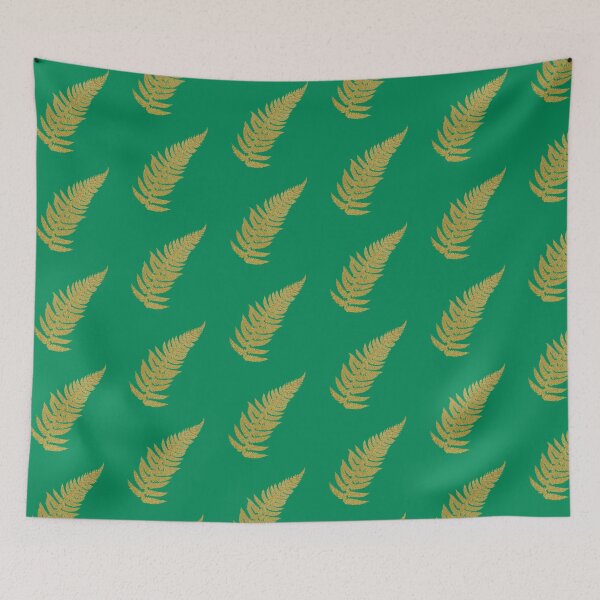 Item preview, gold fern leaf designed and sold by Sunnyside48.