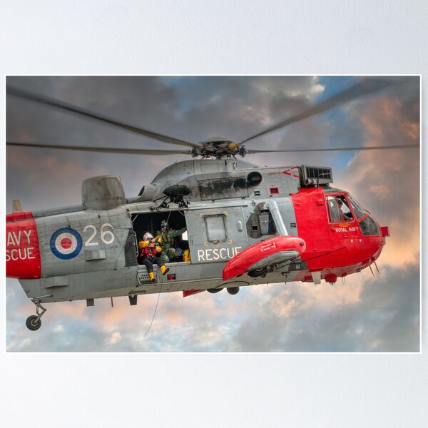 Item preview, Royal Navy Search and Rescue Sea King Helicopter #26 designed and sold by Steve H Clark.