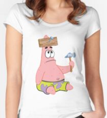 Patrick Star Women's Fitted Scoop T-Shirt