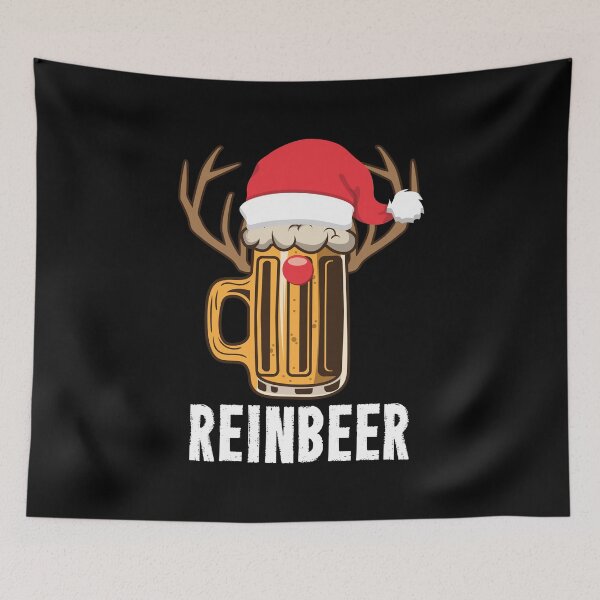 Item preview, Reinbeer Beer Mug Reindeer Antlers Christmas Gift designed and sold by haselshirt.