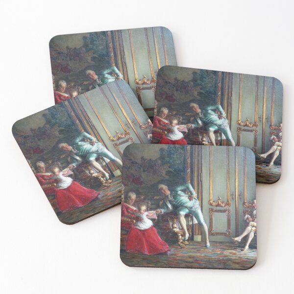 Item preview, Interiors from Christian VII's Hof - Kristian Zahrtmann - c1900 designed and sold by CrankyOldDude.
