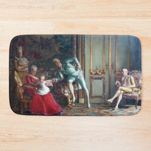 Item preview, Interiors from Christian VII's Hof - Kristian Zahrtmann - c1900 designed and sold by CrankyOldDude.