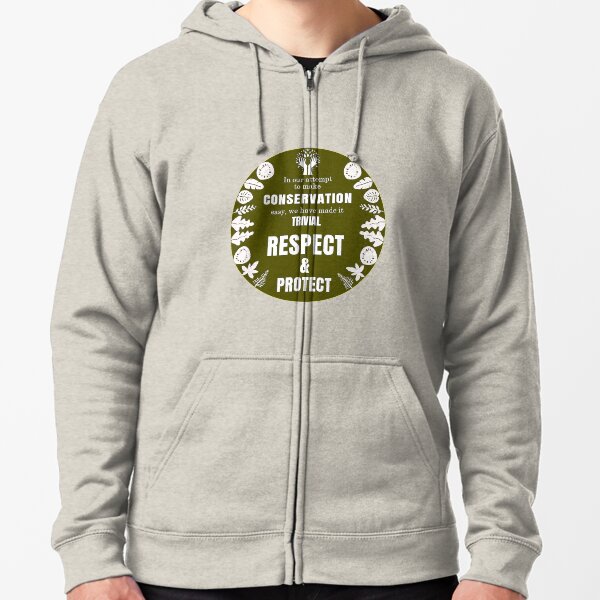 Aldo leopold Gifts - Aldo leopold Shirt - Aldo leopold Mug - Aldo leopold Conservation- Nature Gifts Zipped Hoodie