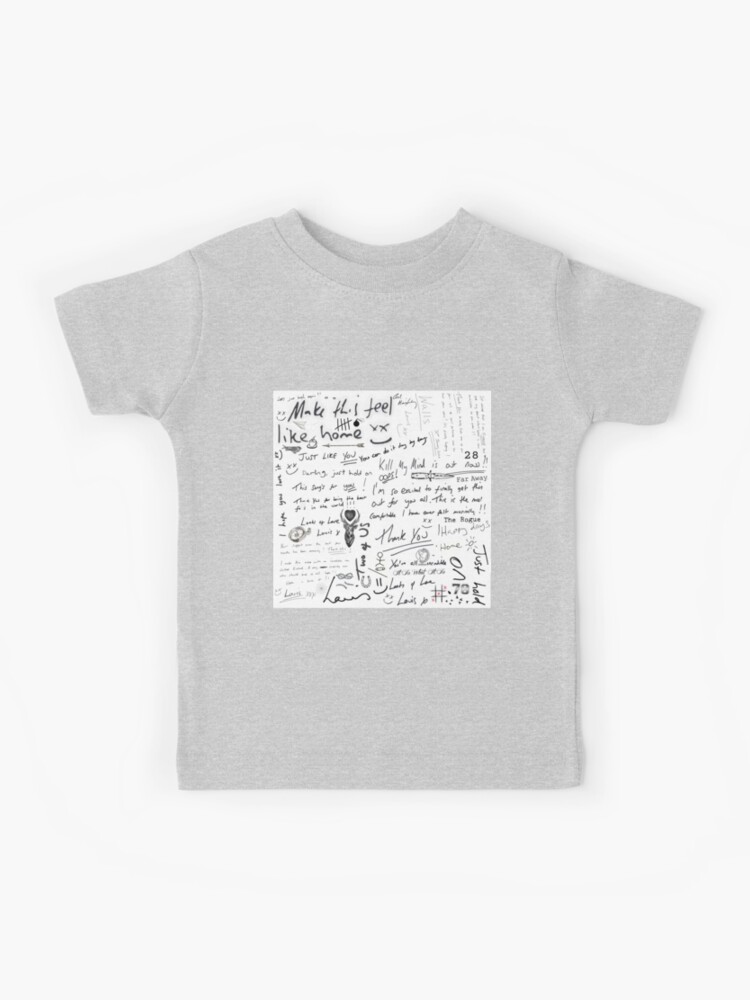 Louis Tomlinson Art with Autograph Kids T-Shirt