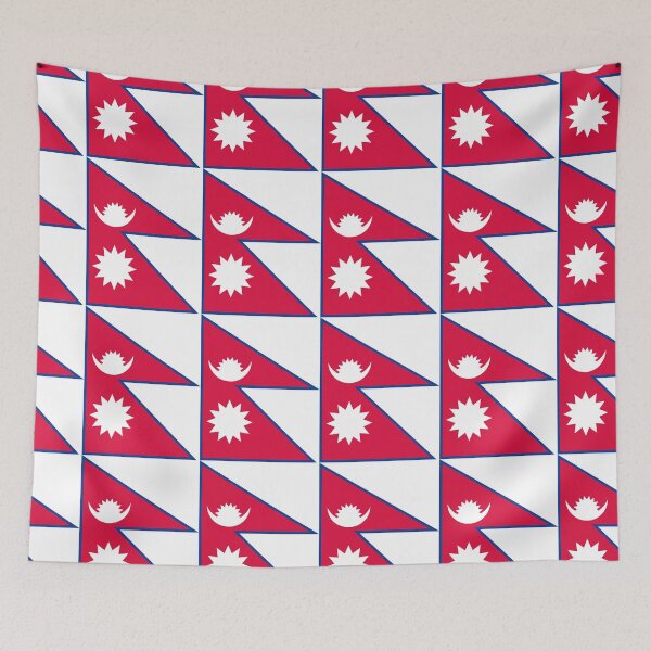 Item preview, Nepal flag designed and sold by Flags & Cie.