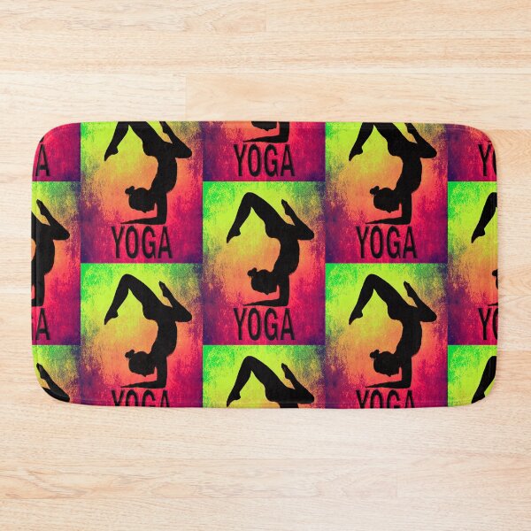 Item preview, Yoga Poses -  Multi-coloured Background designed and sold by SadSacDesigns.