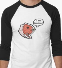 I am delicious! Men's Baseball ¾ T-Shirt