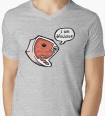 I am delicious! Men's V-Neck T-Shirt