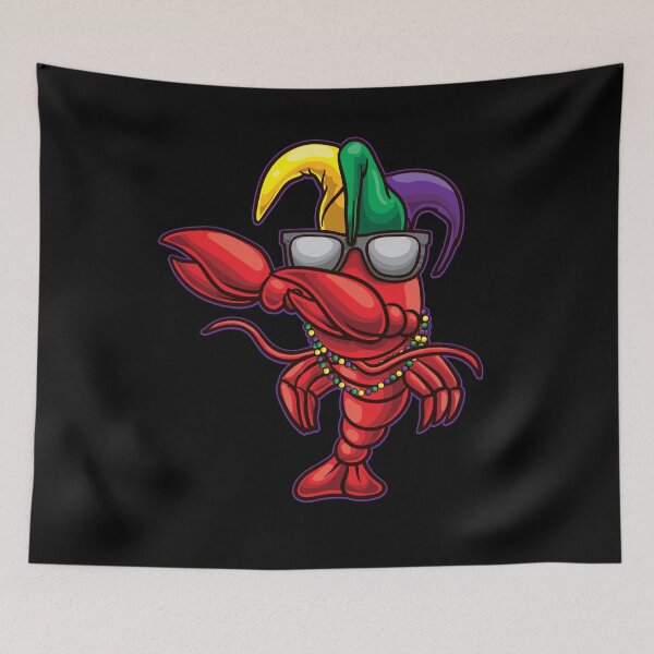 Item preview, Dabbing Lobster Mardi Gras designed and sold by 4tomic.
