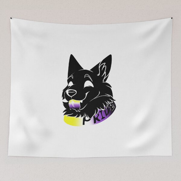 Item preview, Furry Pride canine dog non-binary designed and sold by CrispyWhisper.
