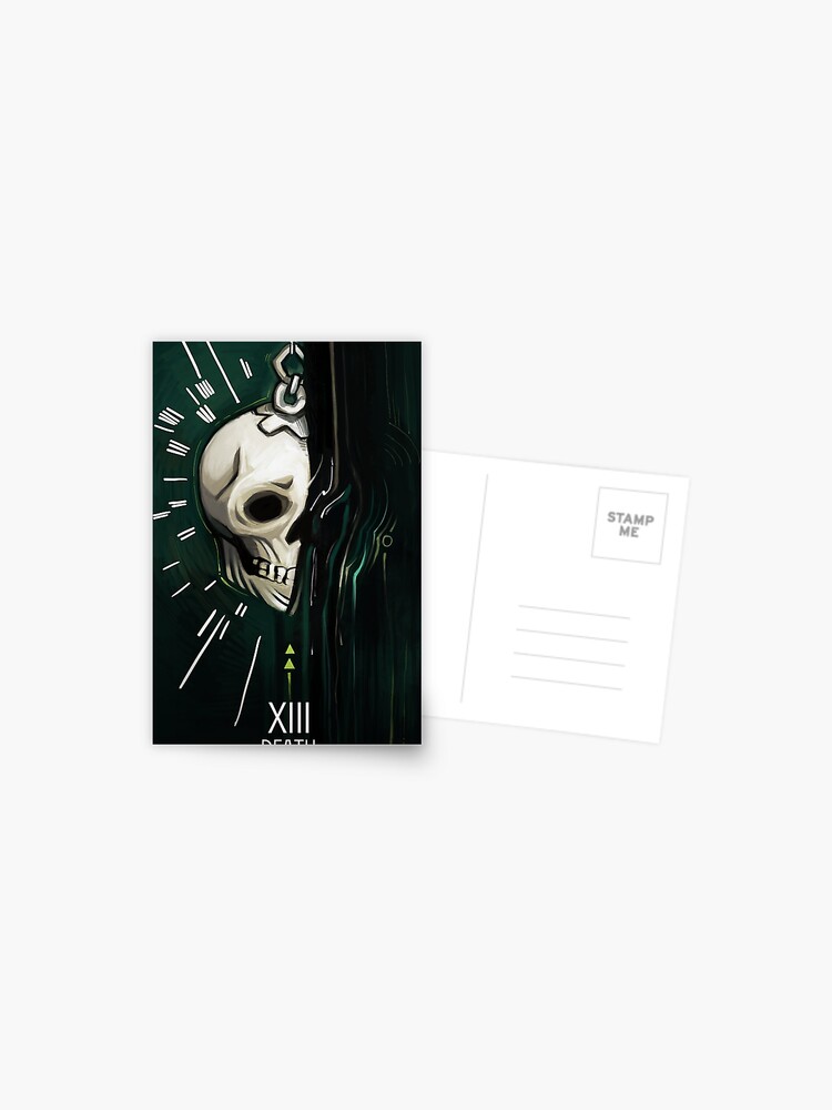 Dead By Daylight Memento Mori Tarot Card Postcard By Klodwig Redbubble