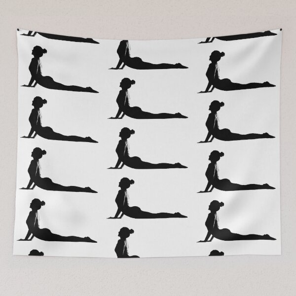 Item preview, Postura de yoga de la cobra designed and sold by SadSacDesigns.