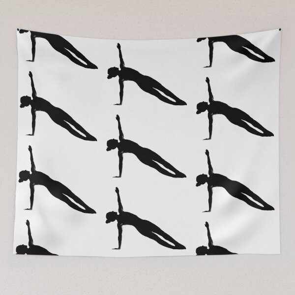 Item preview, Pose de yoga tablón lateral designed and sold by SadSacDesigns.