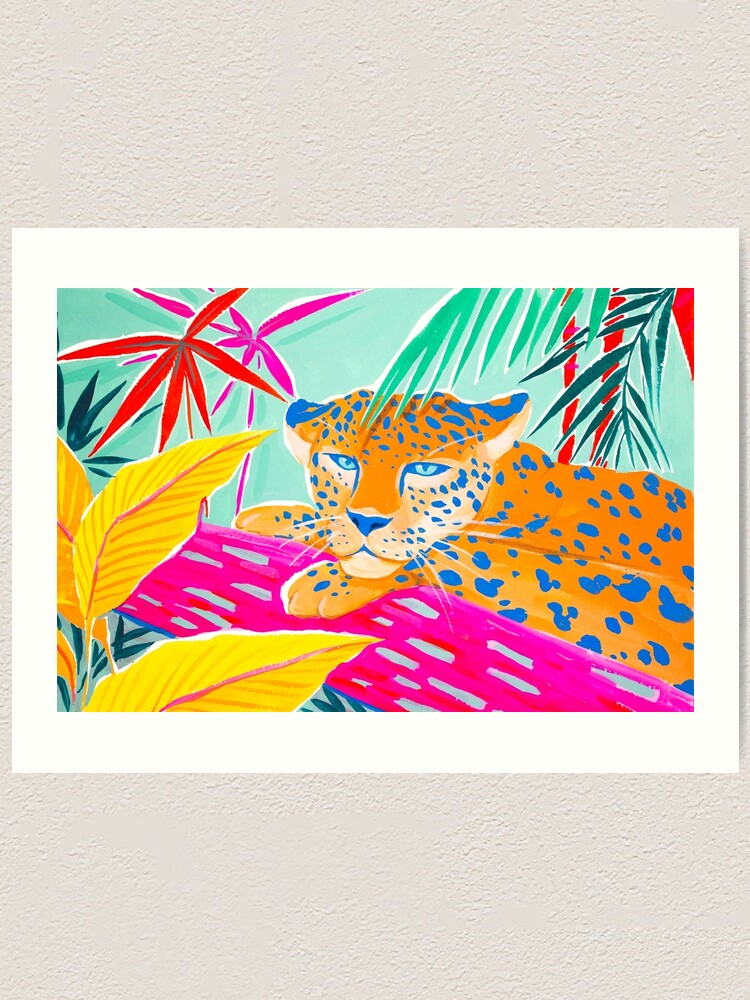Alternate view of Vibrant Jungle Art Print
