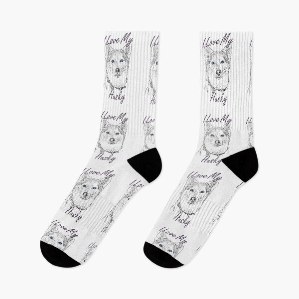 Item preview, Love My Husky designed and sold by SadSacDesigns.