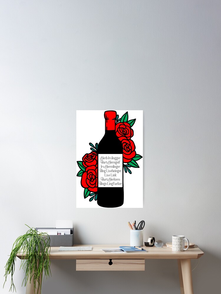 "Schitt's Creek Fruit Wine Moira Rose" Poster for Sale by pbfhpunk