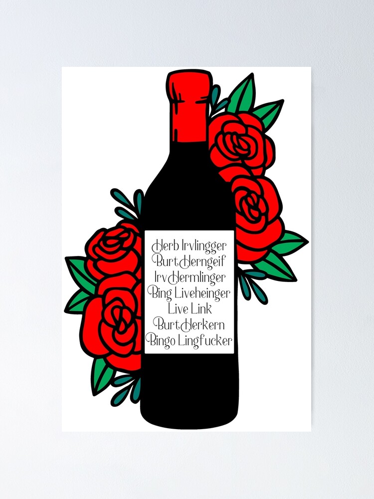 "Schitt's Creek Fruit Wine Moira Rose" Poster for Sale by pbfhpunk