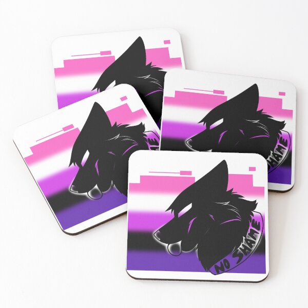 Item preview, Furry Pride side view dog canine gender fluid designed and sold by CrispyWhisper.