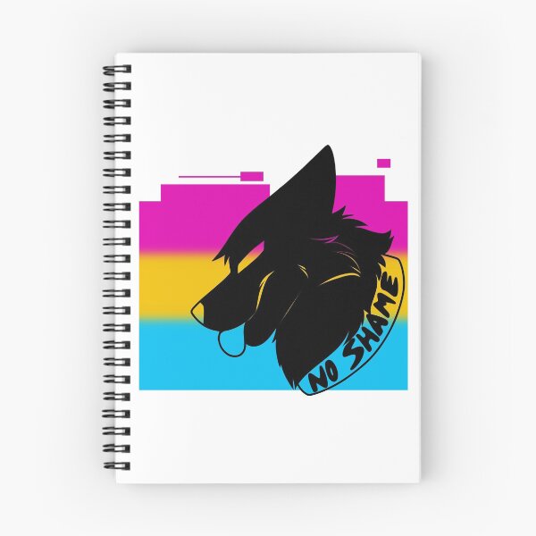 Item preview, Furry Pride side view dog canine lgbt pansexual designed and sold by CrispyWhisper.