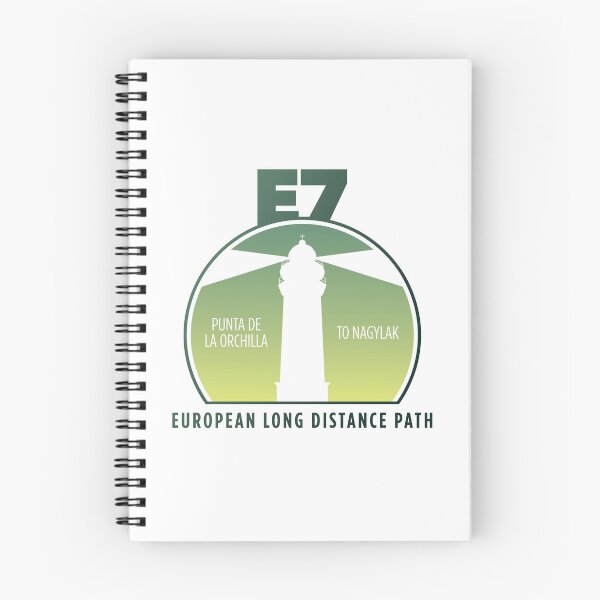Item preview, E7 - Punta de la orchilla to Nagylak - European Long distance Trail designed and sold by Moritz Schwäble.