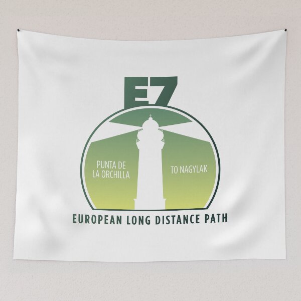 Item preview, E7 - Punta de la orchilla to Nagylak - European Long distance Trail designed and sold by Moritz Schwäble.