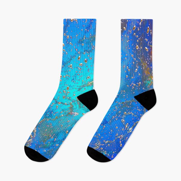 Item preview, Blue Abstract. Golden Rain designed and sold by runati.