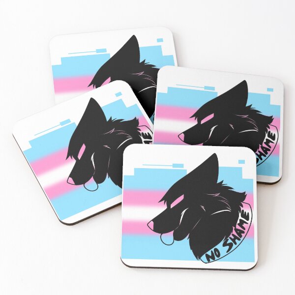Item preview, Furry Pride side view dog canine lgbt transgender designed and sold by CrispyWhisper.