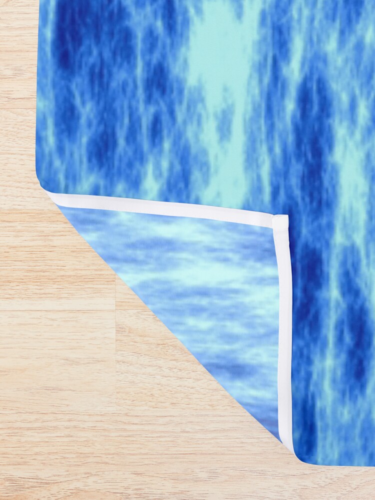 Alternate view of Blue energy,glowing plasma Shower Curtain