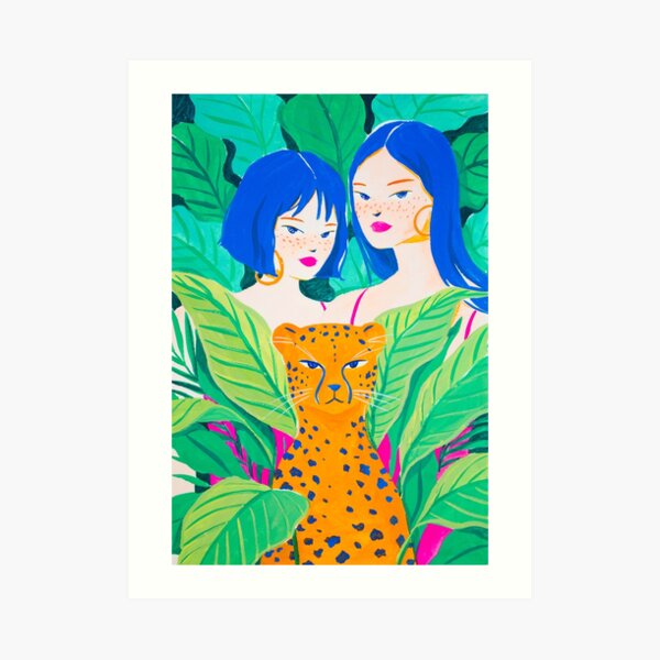 Jungle Friends Art Print
