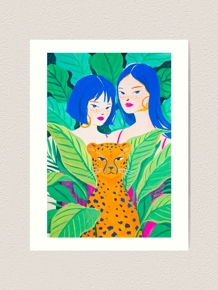 Alternate view of Jungle Friends Art Print