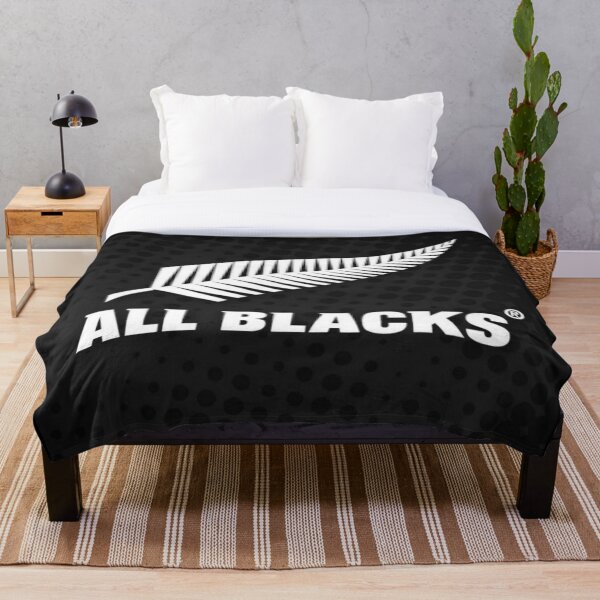 NZ All Blacks Throw Blanket