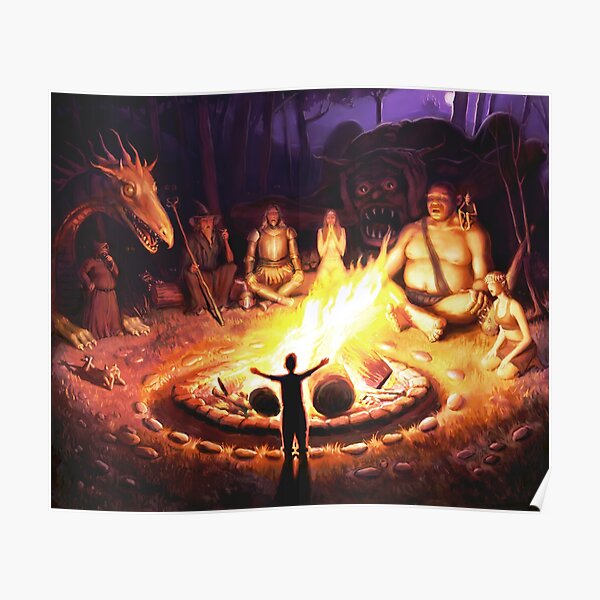Story Time by Jeff Lee Johnson Poster