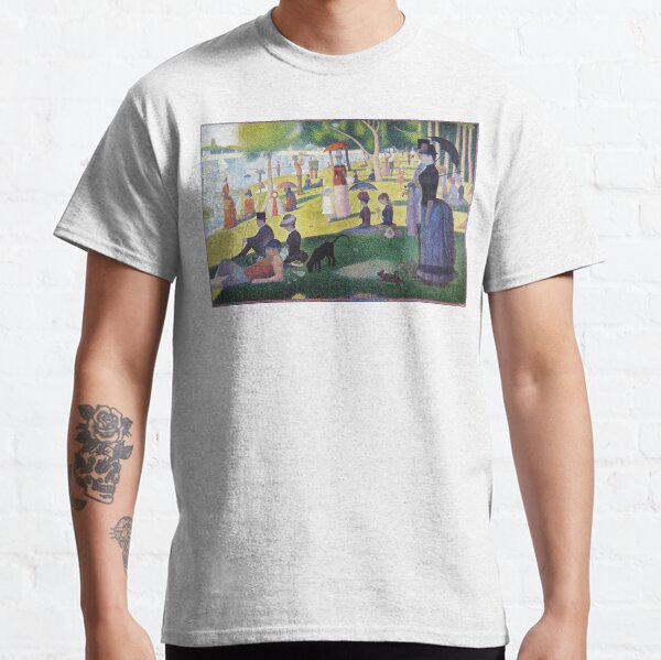 Pointillism. Georges Seurat. A Sunday on La Grande Jatte. 1884. Classic T-Shirt