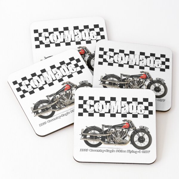 Item preview, CovMade 1929 Coventry-Eagle Motorcycle designed and sold by CovMadeGifts.