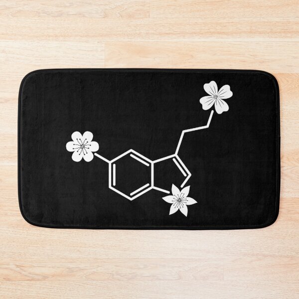 Item preview, Floral Serotonin Molecule Chemistry Design designed and sold by mrhighsky.