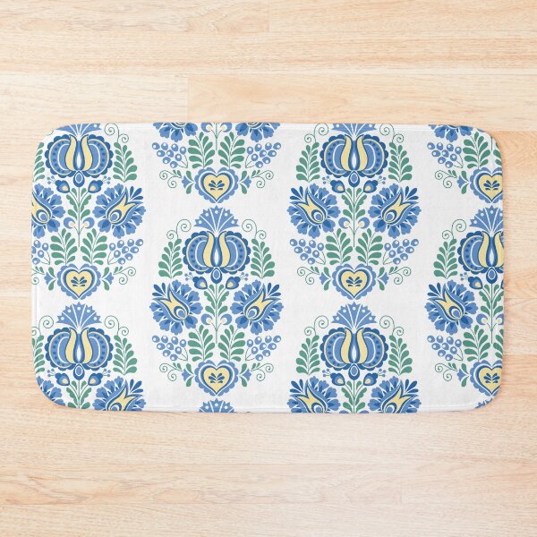 Item preview, Moravian Folk Design Blue designed and sold by Barbara Pixton.