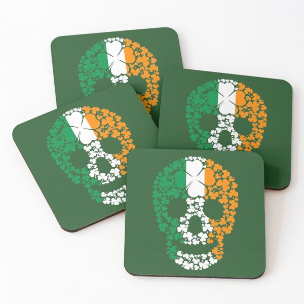 Item preview, Irish Shamrock Skull St. Patrick's Day designed and sold by Yernarb.
