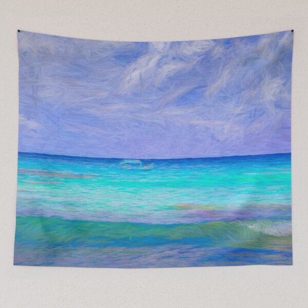 Item preview, Art Of Caribbean Blue Sea  designed and sold by Londonimages.