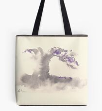 "Morning Mist" Sumi e wash painting Tote Bag