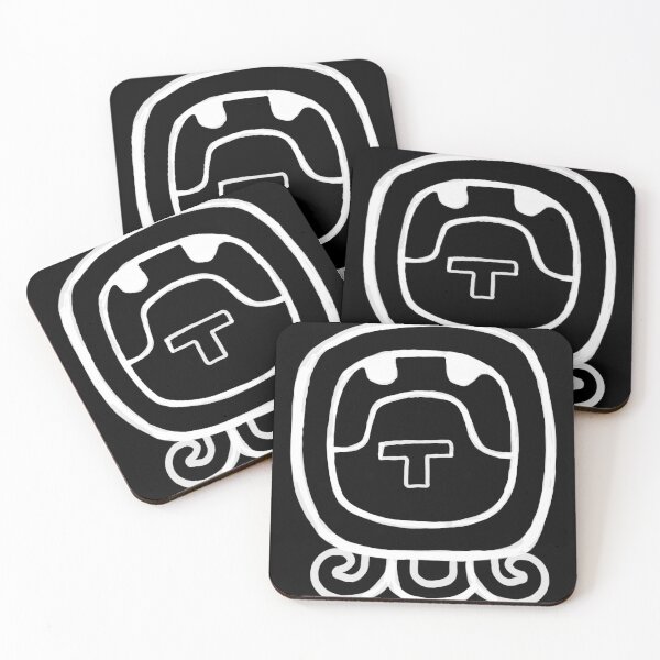 Item preview, Ik' - Mayan Tzolk’in Calendar Glyph - Day 2 - Wind, Breath, Wind  God - White Print designed and sold by Braindeadbert.