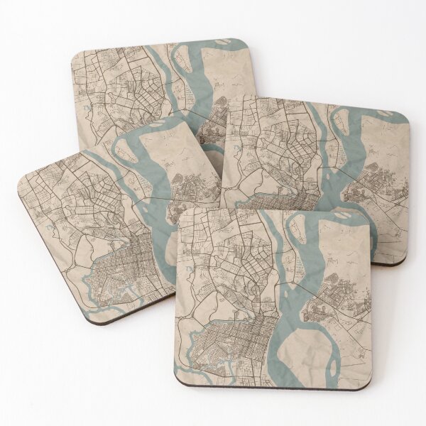 Item preview, Guayaquil Sepia Map designed and sold by CPTVDesign.