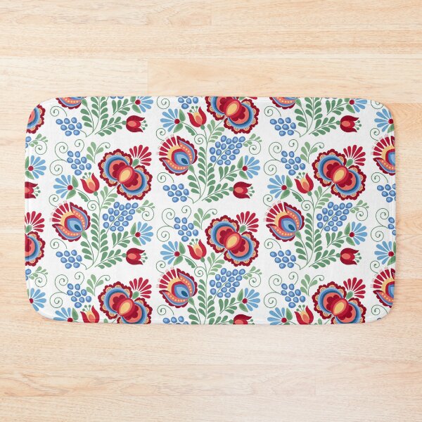 Item preview, Moravian Folk Design Red with Grapes designed and sold by Barbara Pixton.
