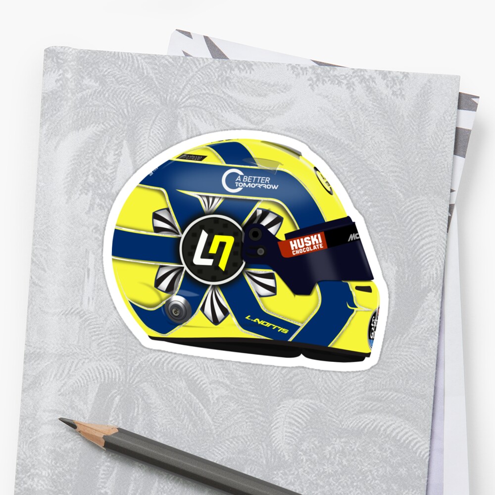 "F1 - Lando Norris - 2020 helmet" Sticker by JageOwen ...