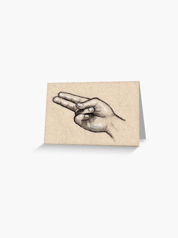 Hand With Pointing Finger, Pencil and Charcoal Drawing Poster for Sale by  Joyce Geleynse