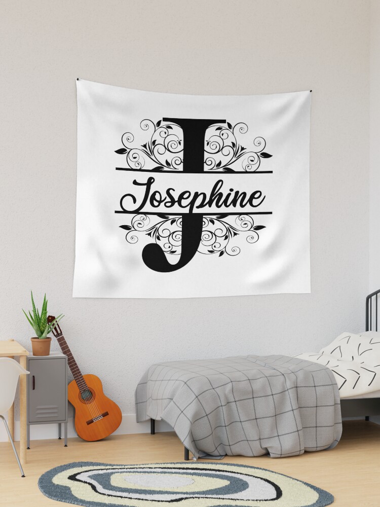 Personalized Name Monogram J - Josephine - Letter J Canvas Print for Sale  by MysticMagpie