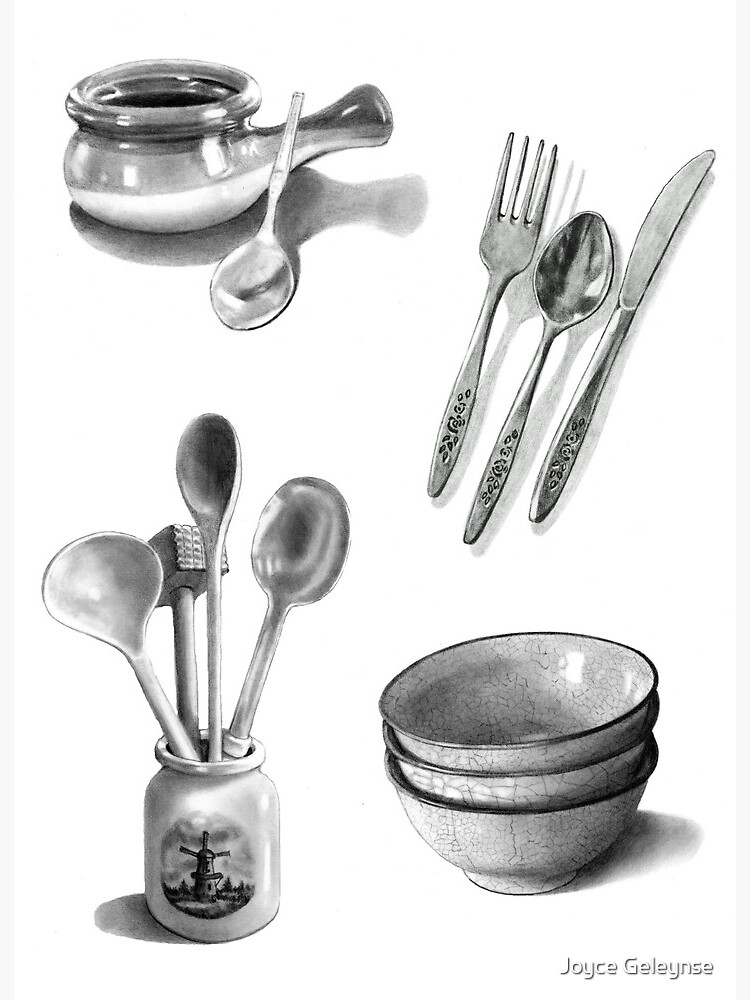 Kitchen Utensils Dimensions & Drawings | Dimensions.com