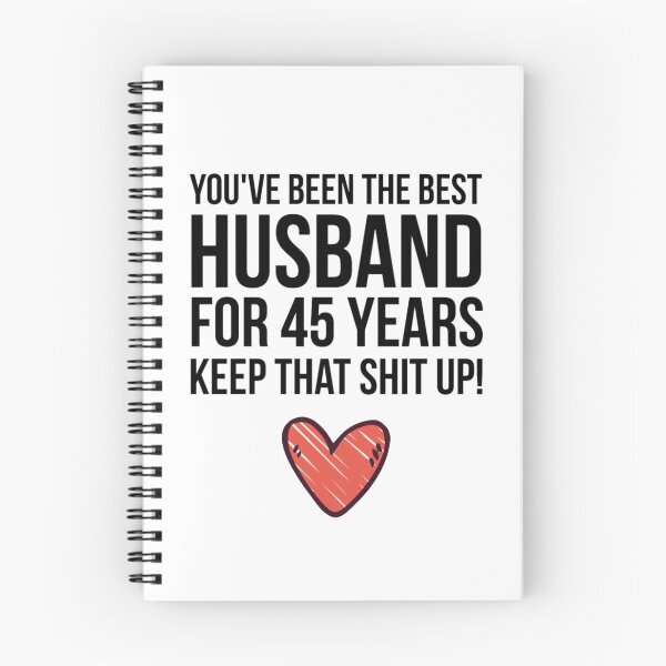 Item preview, The Best Husband for 45 Years designed and sold by linume.