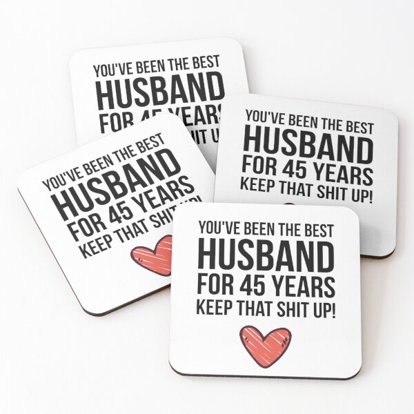 Item preview, The Best Husband for 45 Years designed and sold by linume.