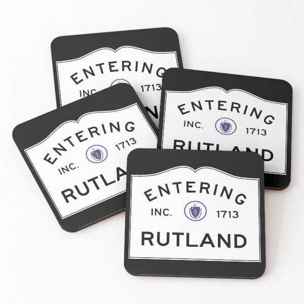 Item preview, Entering Rutland Massachusetts - Commonwealth of Massachusetts Road Sign  designed and sold by NewNomads.