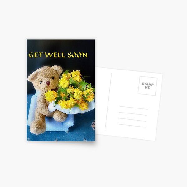 Get well soon Postcard